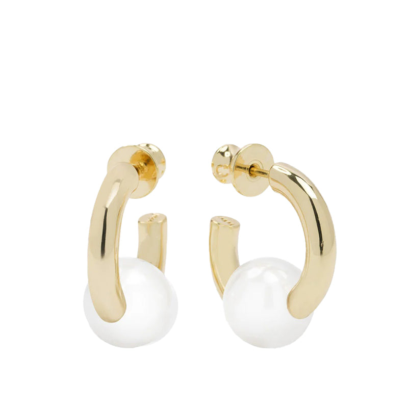 melinda-maria-life-is-a-ball-single-pearl-hoops-gold