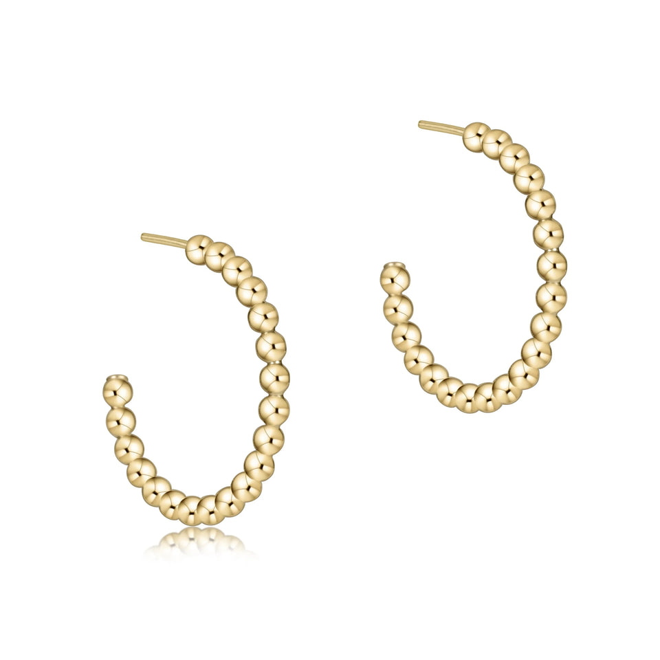 ENEWTON-Beaded-Classic-1in-Post-Hoop-2mm