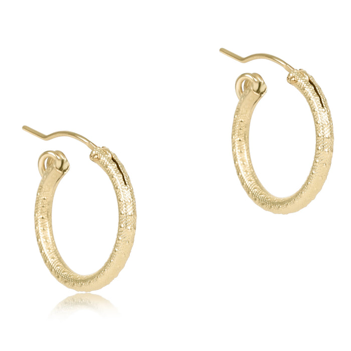 ENEWTON-Round-Gold-0pt5in-Textured-Hoop