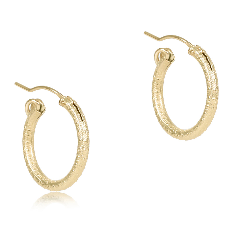 ENEWTON-Round-Gold-0pt5in-Textured-Hoop