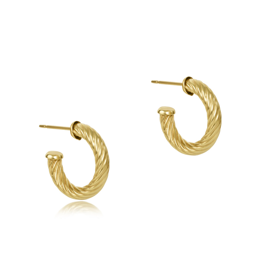 ENEWTON-Round-Gold-0pt5in-Post-Hoop---4mm-Textured-Twist