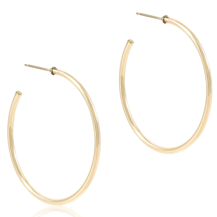 ENEWTON-Round-Gold-1pt75in-Post-Hoop---2mm-Smooth