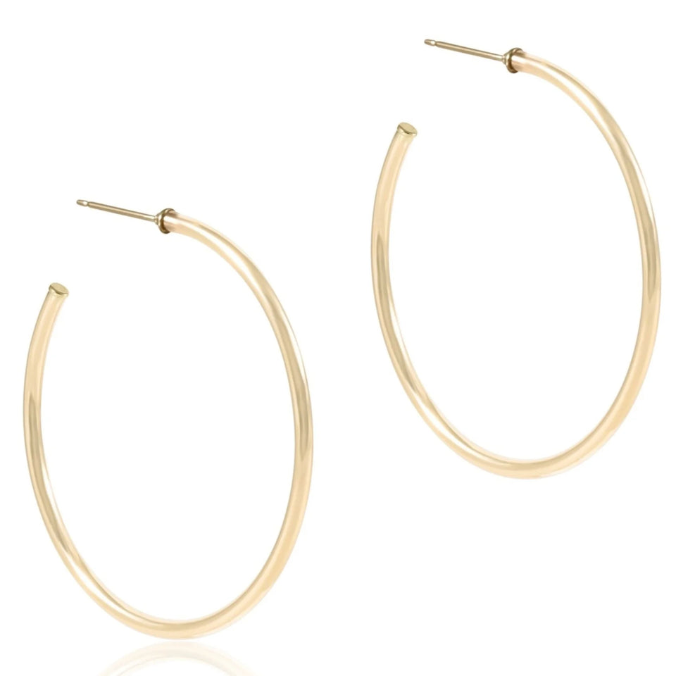 ENEWTON-Round-Gold-1pt75in-Post-Hoop---2mm-Smooth