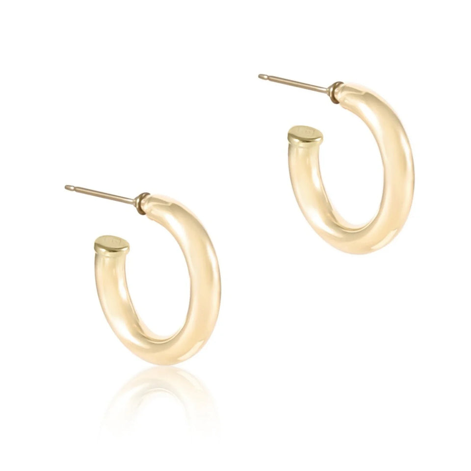 ENEWTON-Round-Gold-1in-Post-Hoop---4mm-Smooth