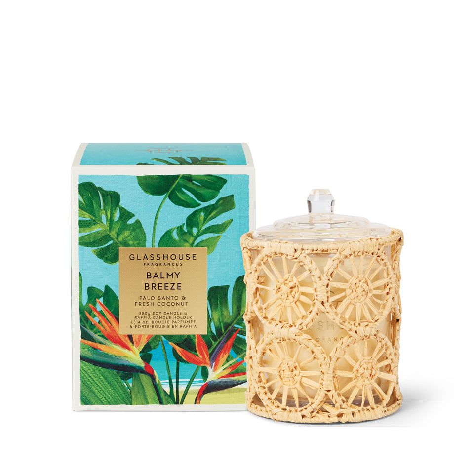 GLASSHOUSE FRAGRANCES | Balmy Breeze Candle Limited Edition