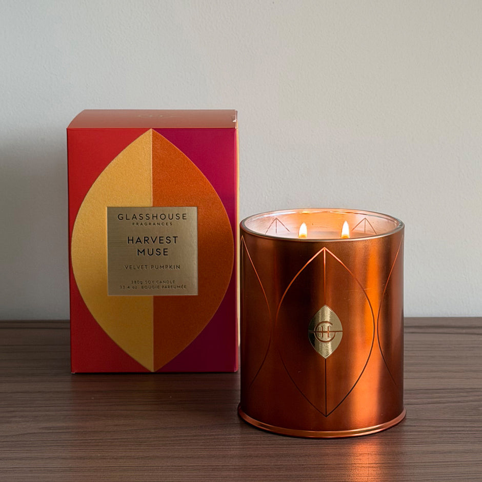 GLASSHOUSE FRAGRANCES | Harvest Muse Candle