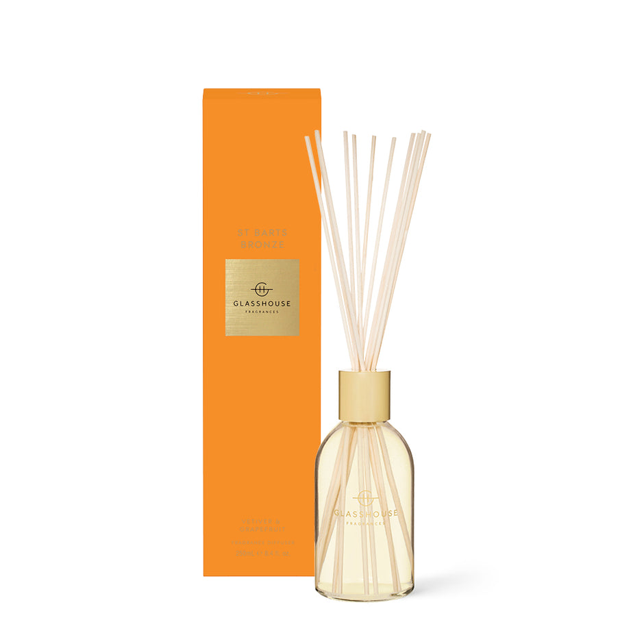 St Barts Bronze 250mL reed diffuser
