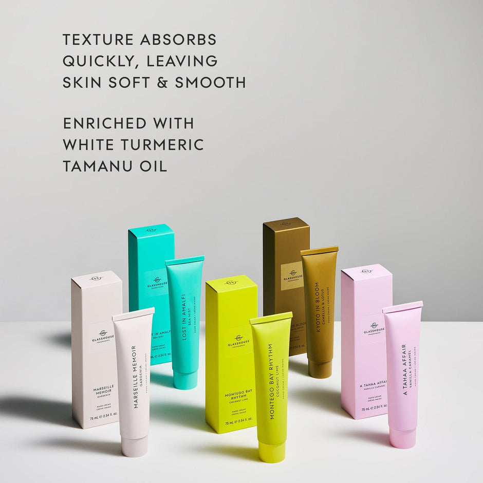 Glasshouse Fragrances Marseille Memoir Hand Cream detail