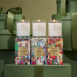 Mini Christmas candle trio