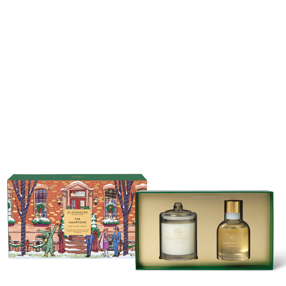 The Hamptons candle and diffuser gift set