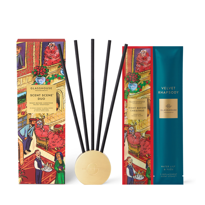 GLASSHOUSE FRAGRANCES | Night Before Christmas & Velvet Rhapsody Scent Scene Duo
