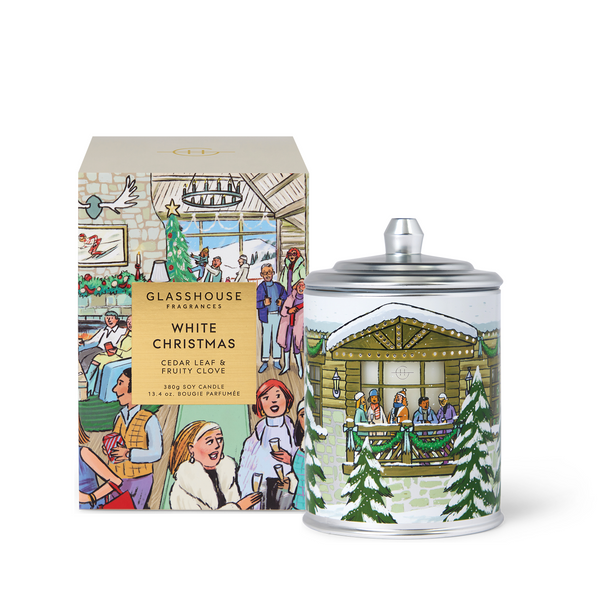 White Christmas 380g candle