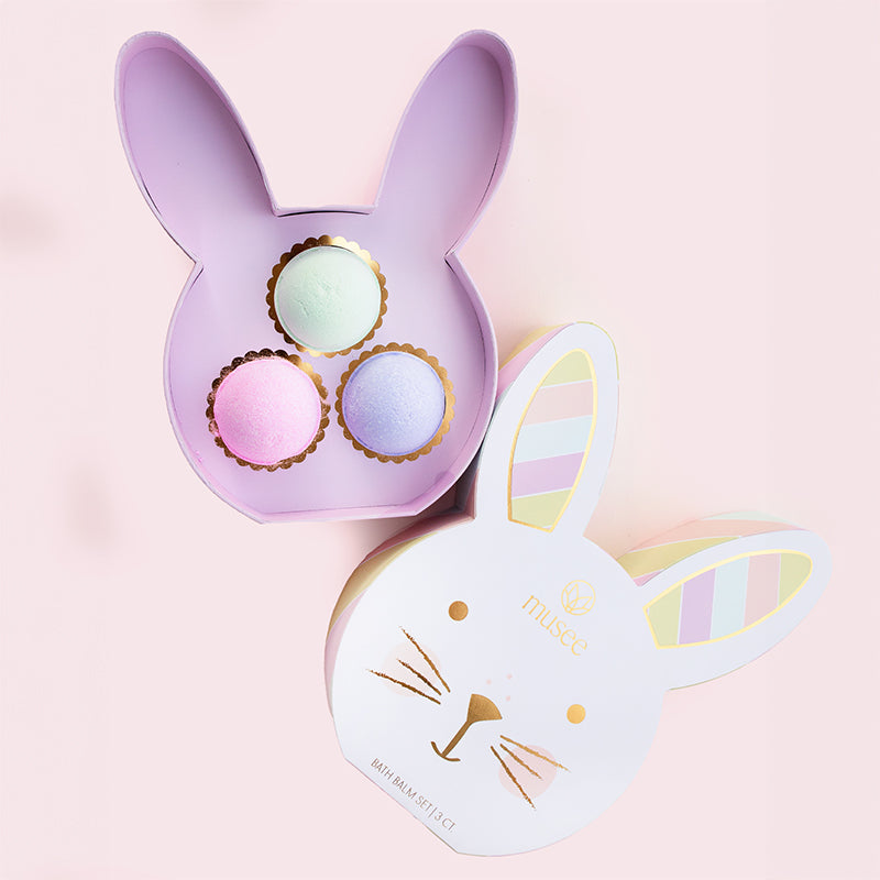 musee-easter-bunny-bath-bomb-gift-trio