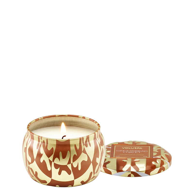 VOLUSPA | Gingerbread Chalet Mini Tin Candle