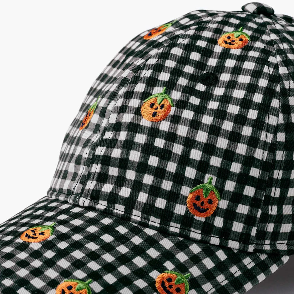 RIFLE PAPER CO. | Pumpkin Gingham Baseball Cap