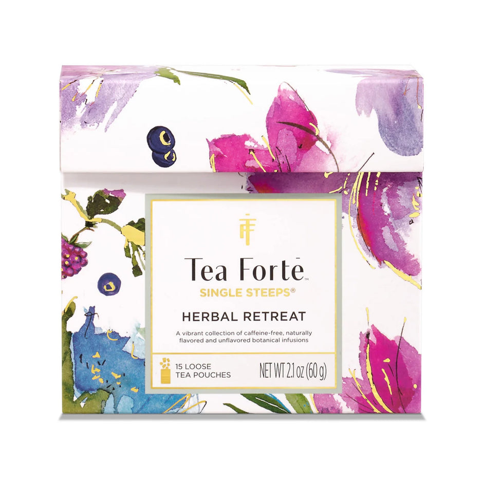 TEA FORTE | Herbal Retreat Single Steeps® Sampler