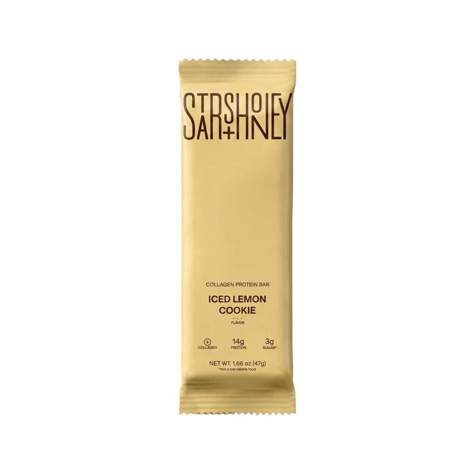 STARS + HONEY | Iced Lemon Cookie Collagen Protein Bar