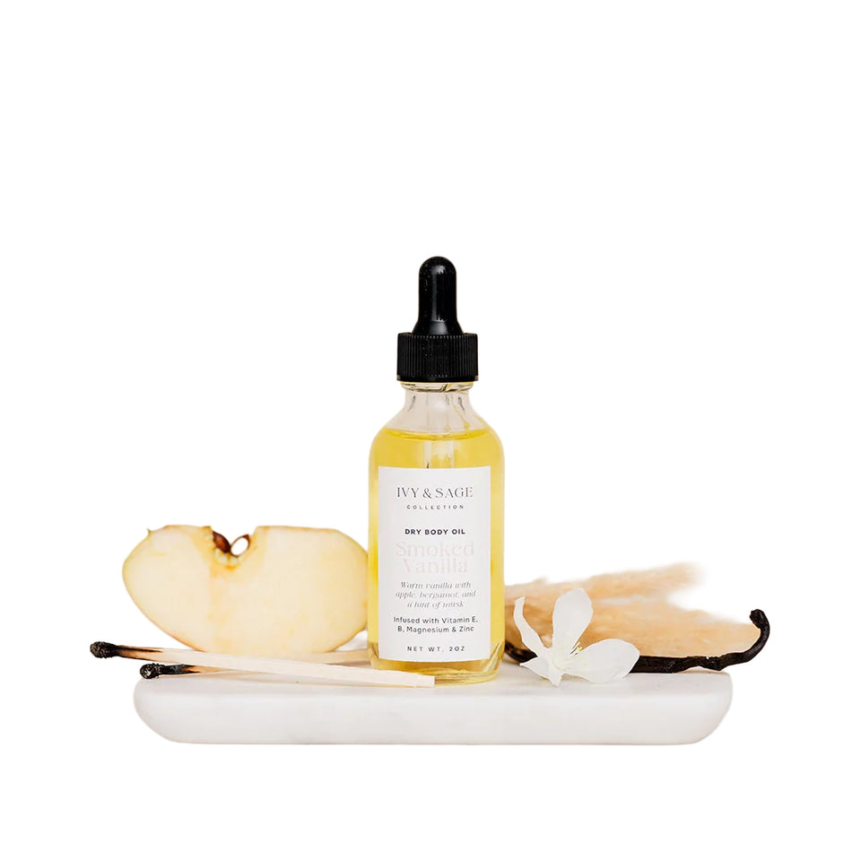 IVY & SAGE COLLECTION | Dry Body Oil – Smoked Vanilla