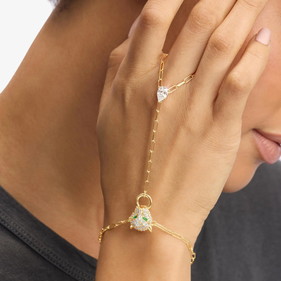 MELINDA MARIA | Jaguar Hand Chain
