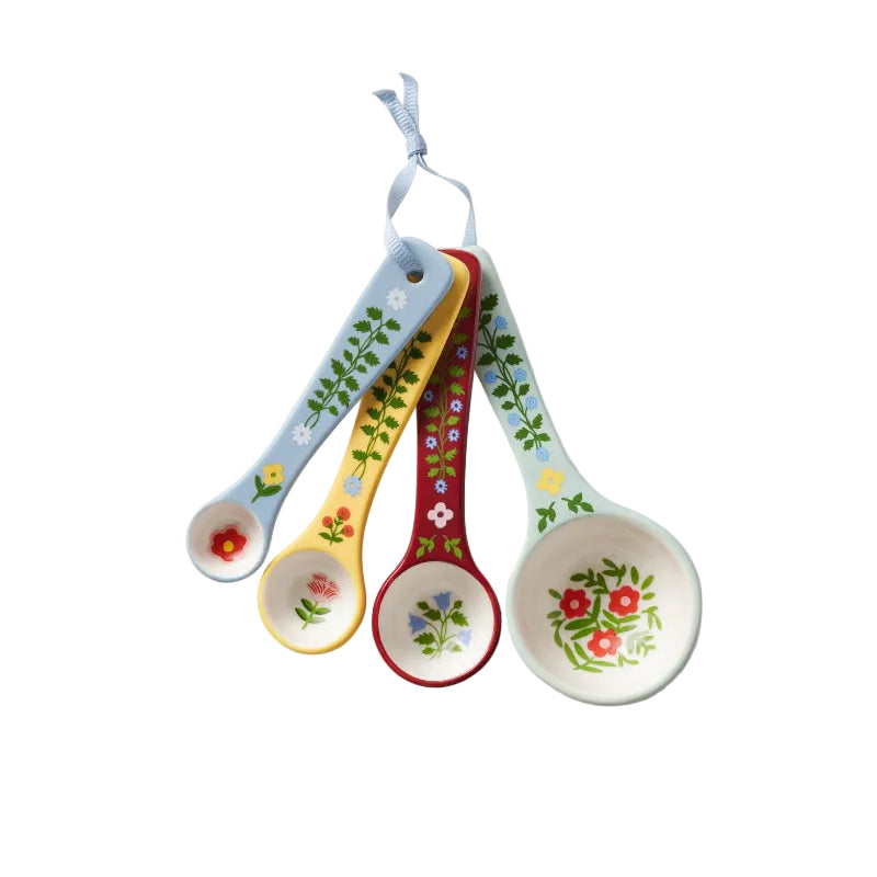 RIFLE PAPER CO. | Porcelain Measuring Spoons - Home Sweet Home