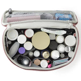 KUSSHI | Neoprene Train Case - Large — mauve/stone, kusshi-neoprene-train-case-large-interior