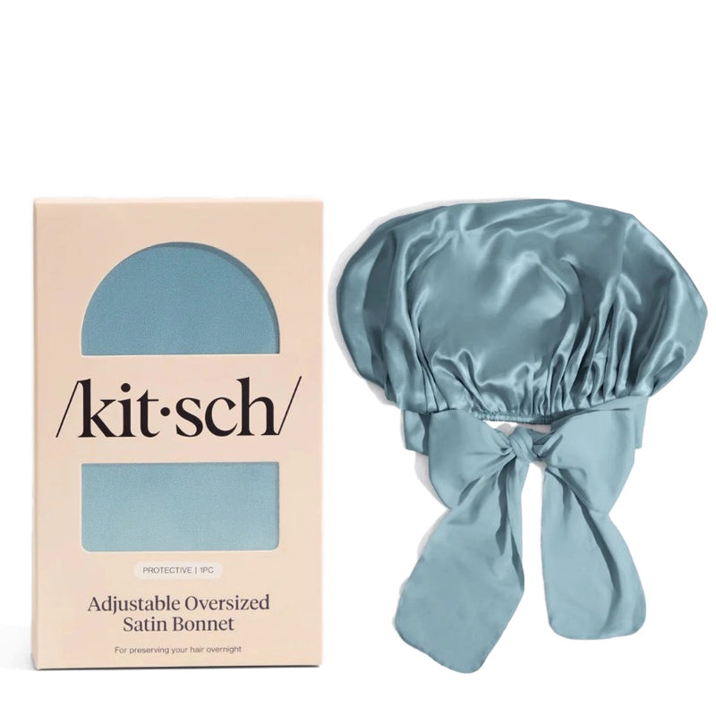 KITSCH Adjustable Oversized Satin Bonnet - Main Image