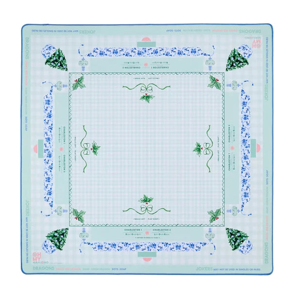 OH MY MAHJONG | Holly Jolly Mahjong Mat in Tube