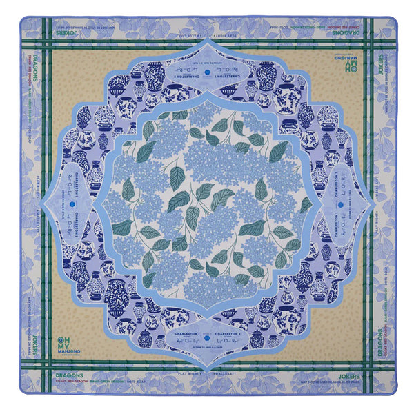 OH MY MAHJONG | Luna Mahjong Mat in Tube - flat view