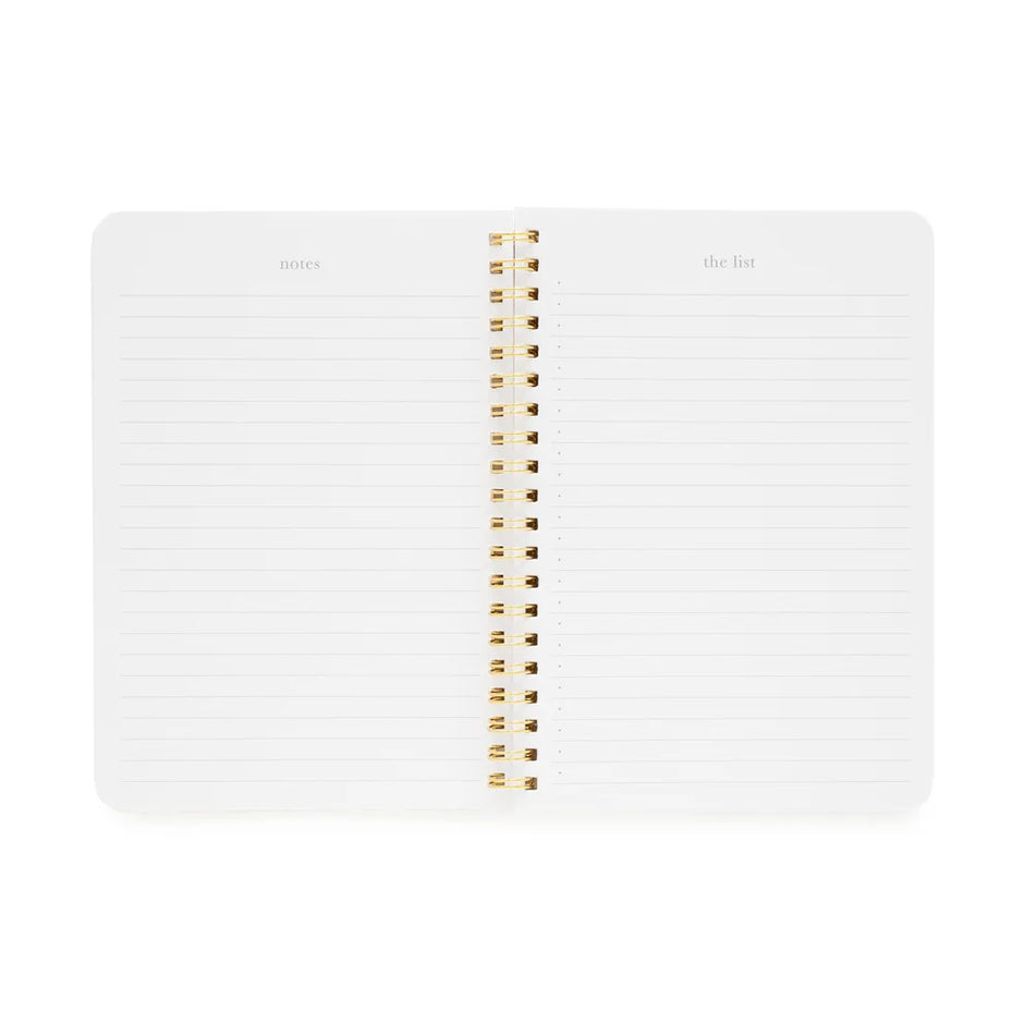 SUGAR PAPER | Mini Spiral Notebook, Red Stripe