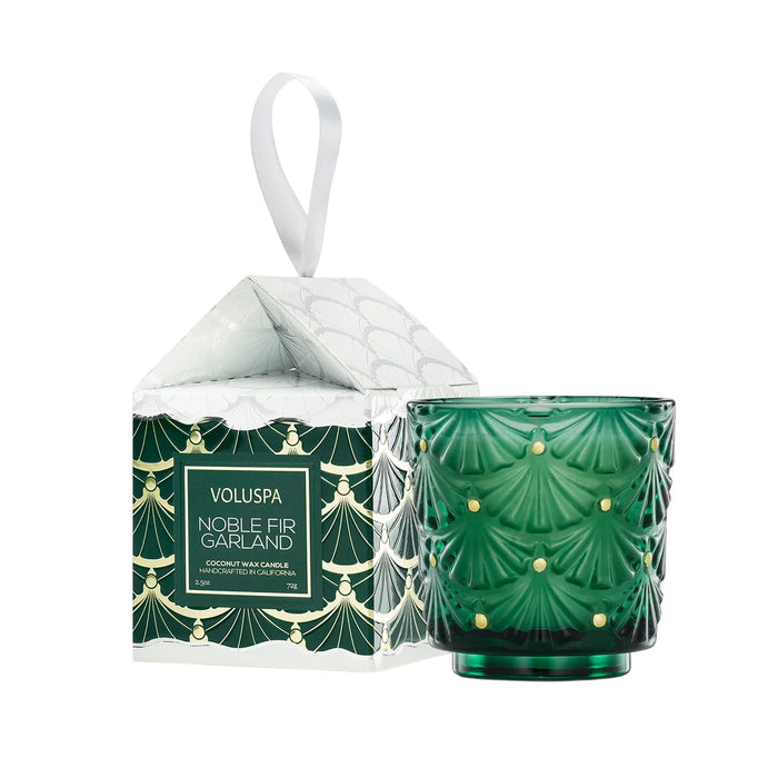 Default Title, voluspa-noble-fir-garland-ornament-pedestal-candle