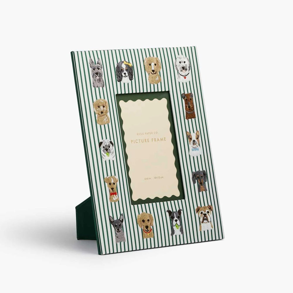 RIFLE PAPER CO. | Dog Days Embroidered Picture Frame