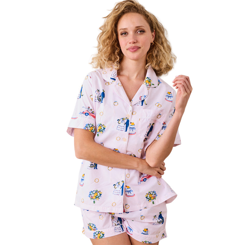 PRINTFRESH | Happily Ever After Short PJ Set