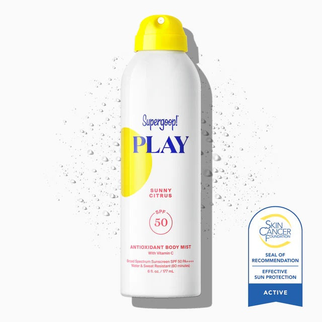 SUPERGOOP! | PLAY Antioxidant Body Mist SPF 50 with Vitamin C - Sunny Citrus