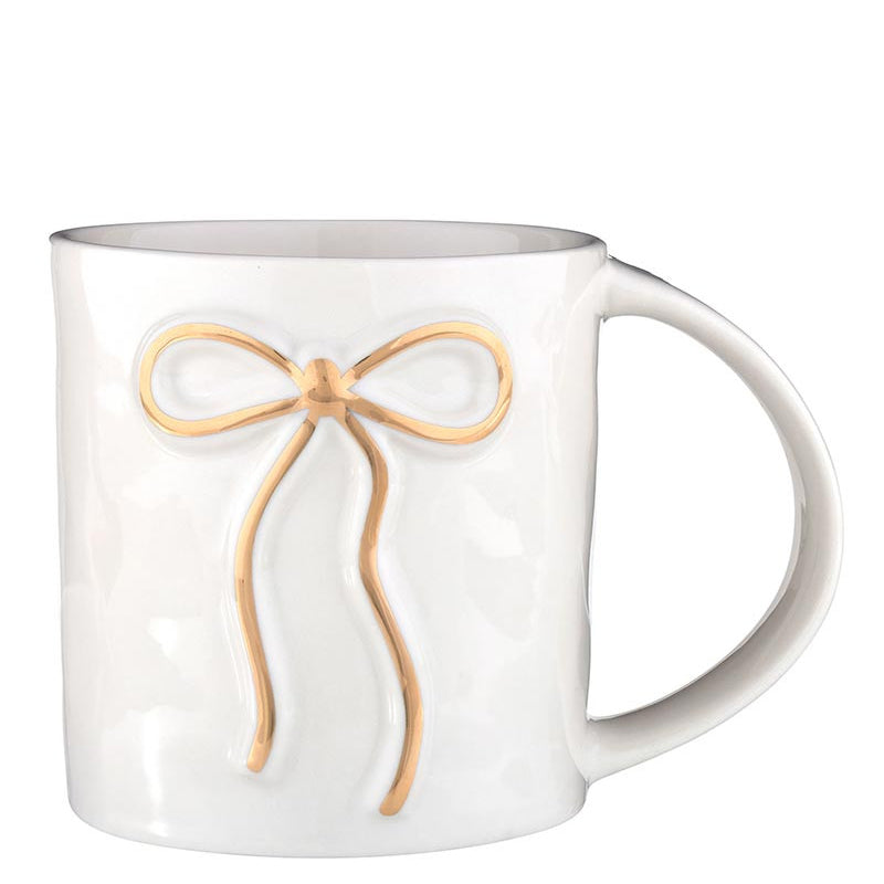 SANTA BARBARA DESIGN STUDIO | Wide Handle Bow Mug - Gold