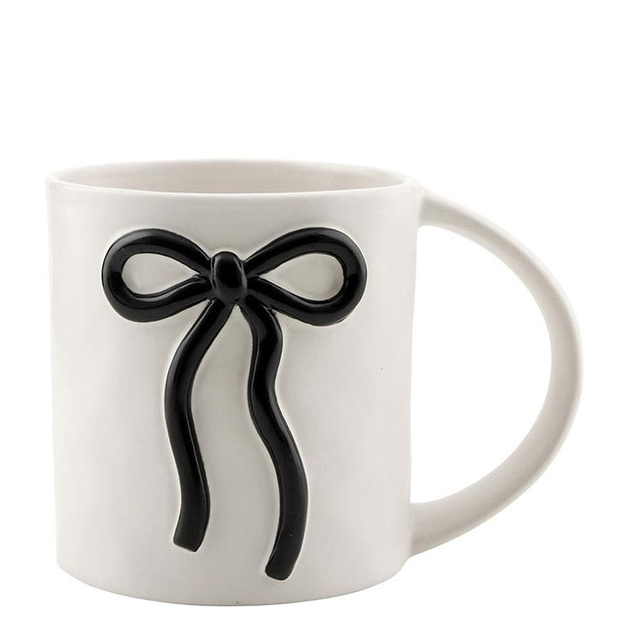 SANTA BARBARA DESIGN STUDIO | Wide Handle Bow Mug - Black