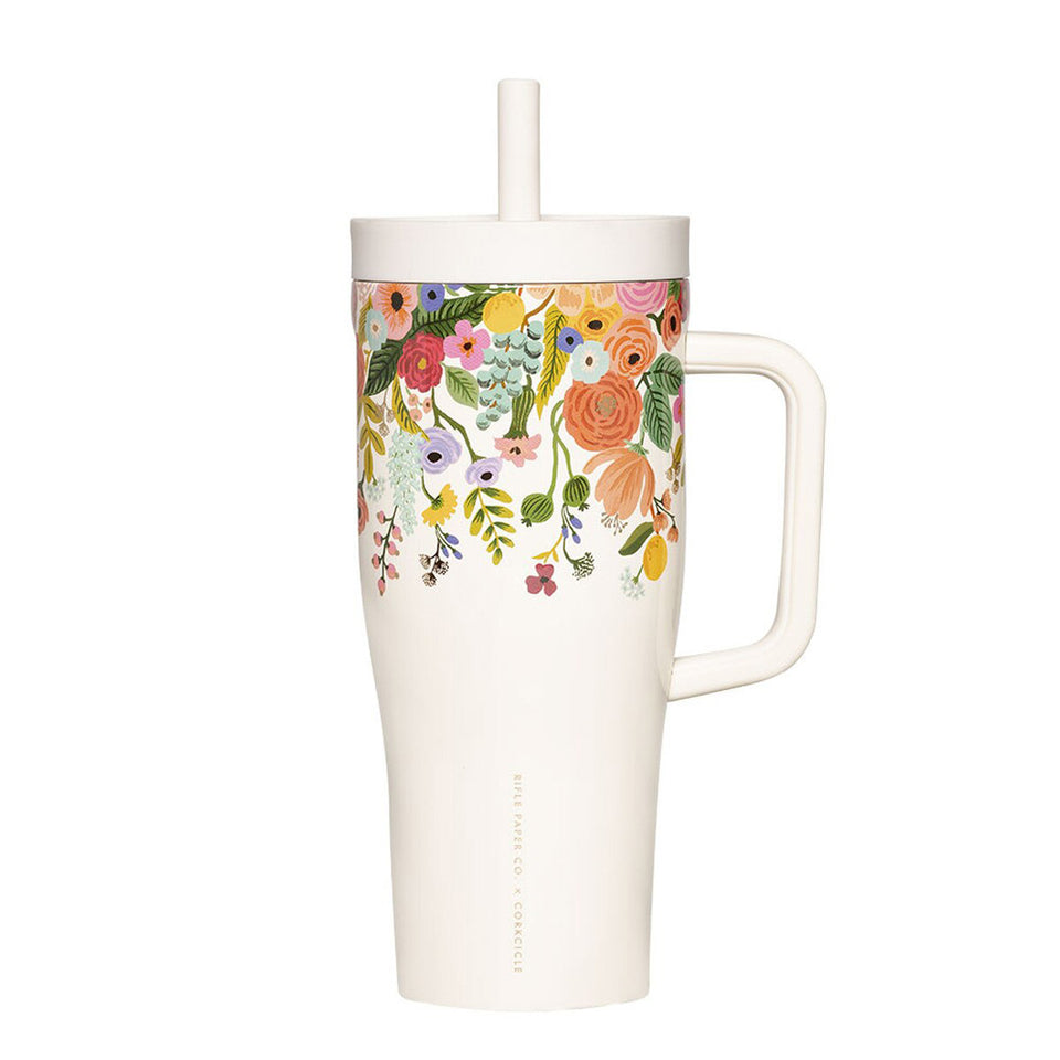 Corkcicle 22oz Cruiser Garden Party Cream