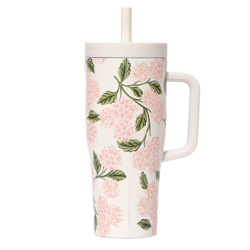 Corkicle 22 oz Leakproof Cruiser - Rifle Paper Co Pink Hydrangea
