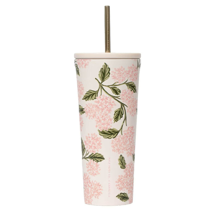 CORKCICLE | 24 oz. Cold Cup - Rifle Paper Co. Pink Hydrangea