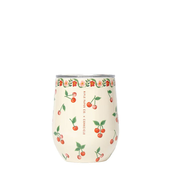 CORKCICLE | Stemless - Rifle Paper Co. Cherries