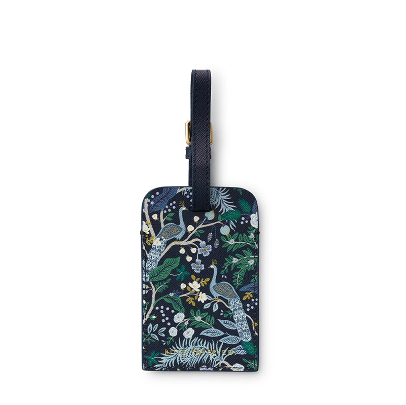 rifle-paper-co-peacock-luggage-tag