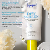 Supergoop! Dewscreen Hydrating Primer SPF 50 lifestyle shot