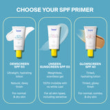 Supergoop! Dewscreen Hydrating Primer SPF 50 on skin