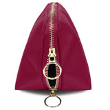 KUSSHI | Vacationer Makeup Bag — Wine/Zebra, 