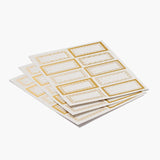 RIFLE PAPER CO. | Pack of 3 Gold Floral Stickers & Labels Set