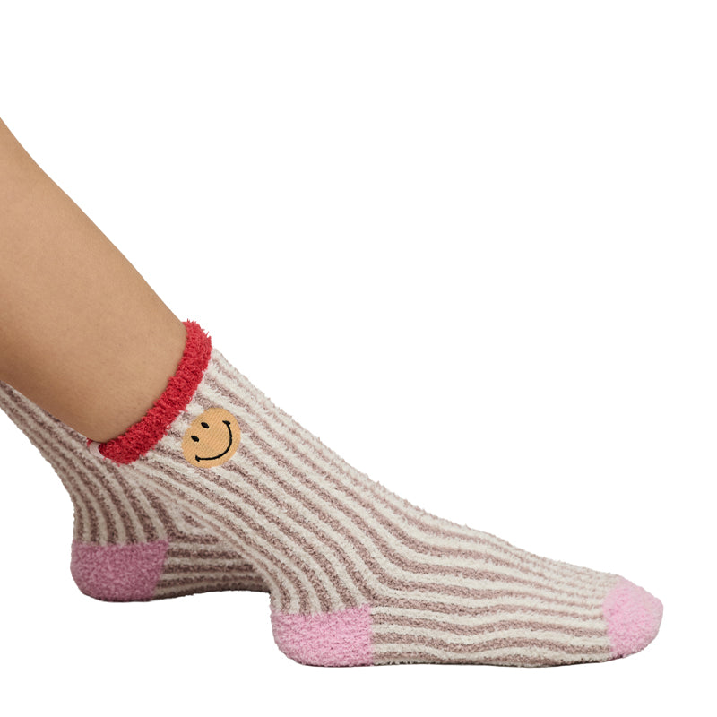 BAREFOOT DREAMS | CozyChic® Smiley® Ribbed Sock Set