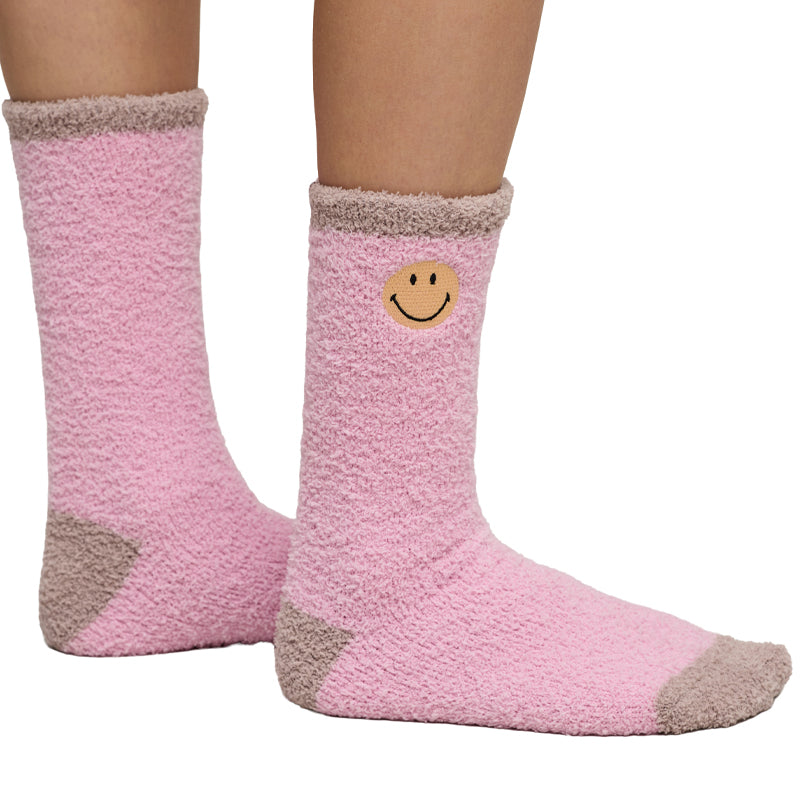 BAREFOOT DREAMS | CozyChic® Smiley® Ribbed Sock Set