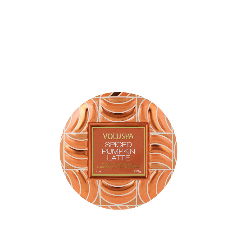 VOLUSPA | Spiced Pumpkin Latte Mini Tin Candle