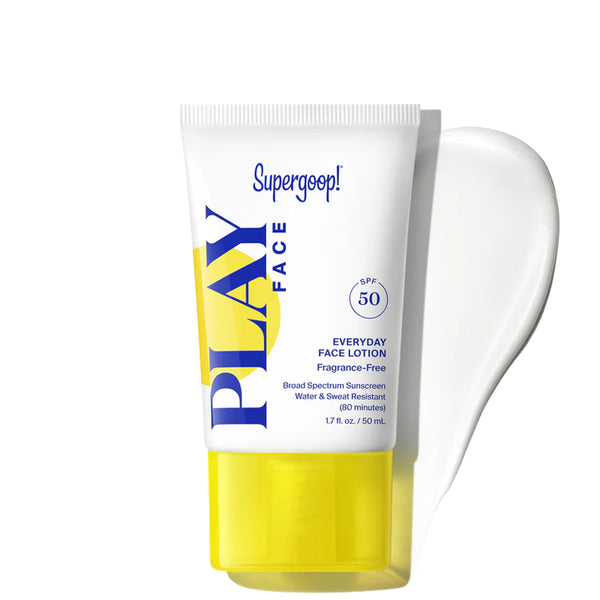 Supergoop! PLAY Everyday Face Lotion SPF 50 on a white background