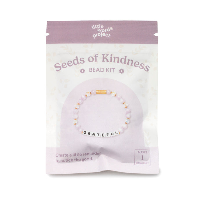 Grateful, LITTLE WORDS PROJECT | Seeds of Kindness Bead Kit 