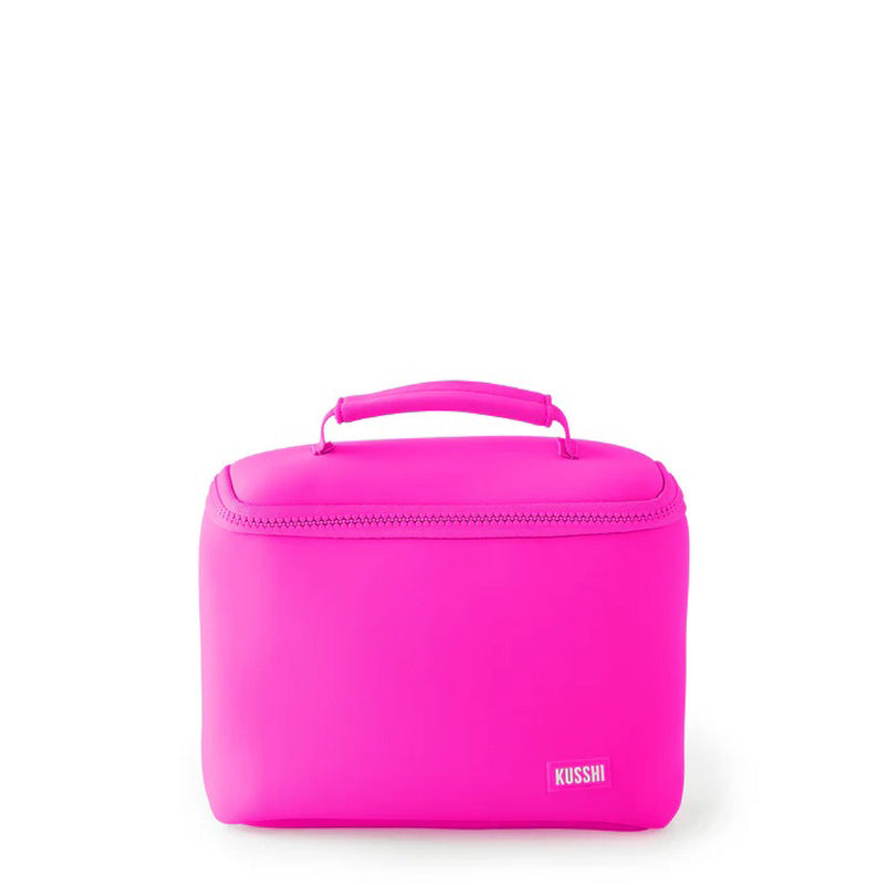 KUSSHI-Neoprene-Train-Case-Pink-small